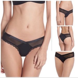 Sam Edelman Black Tanga